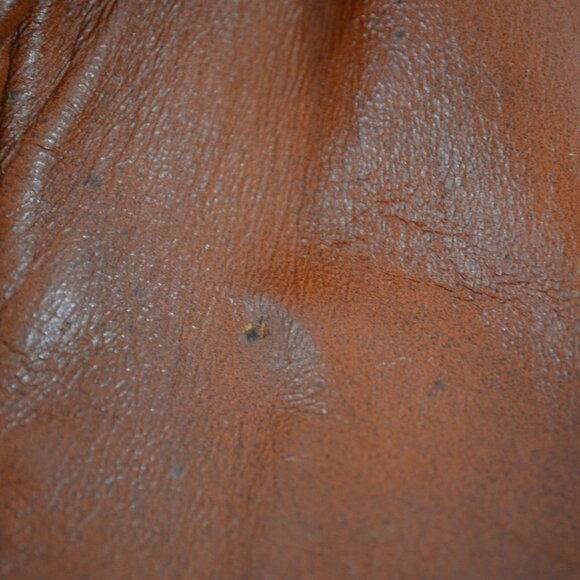 Women's Brown Leather Jacket - Picture 8 of 11